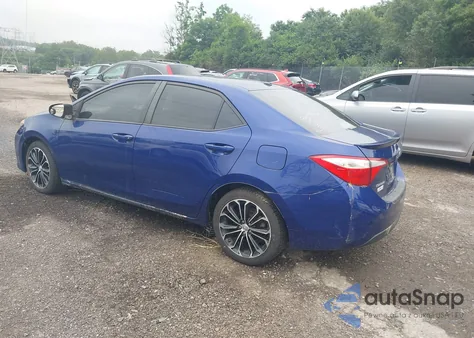 2015 Toyota Corolla S Premium из США, поврежденный, VIN 2T1BURHE4FC446281